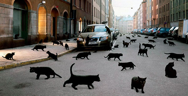 Прежде чем паниковать наблюдайте, в какую сторону побежала черная кошка: если к застежке на одежде – насторожитесь, в противном случае – не обращайте внимание
